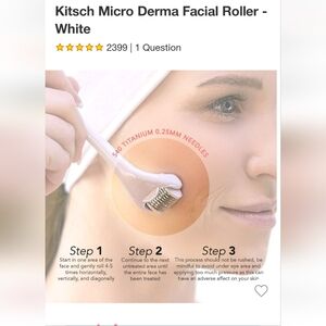 NIB Kitsch Kit-Sch cleanse ritual Micro Derma Roller